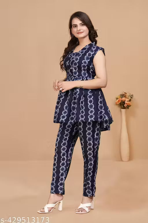 Co-ord set tunick top & bottom set