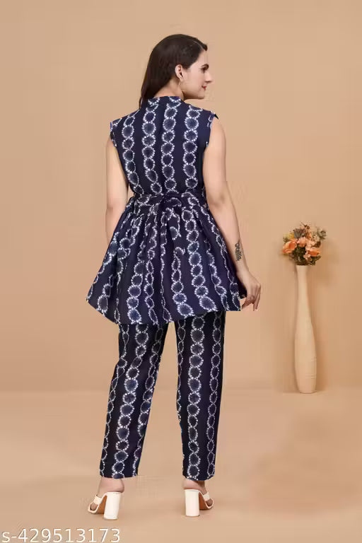 Co-ord set tunick top & bottom set